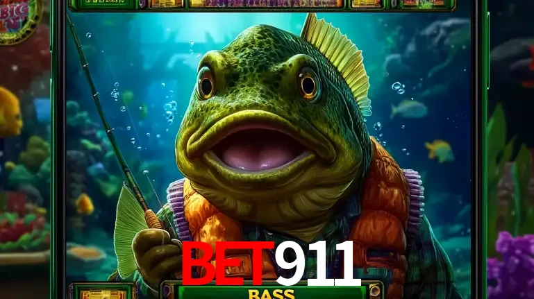 Personagem de peixe pescador do popular jogo de slot com tema de pescaria, uma das emocionantes opções de caça-níqueis para jogar e ganhar no cassino BET911.