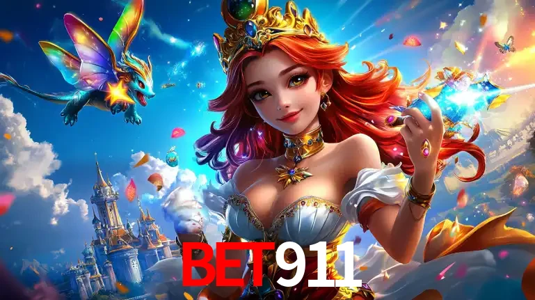 A princesa de um reino de fantasia mágico, com seu pequeno dragão, apresentando um mundo de prêmios encantados nos jogos de caça-níqueis do cassino BET911.